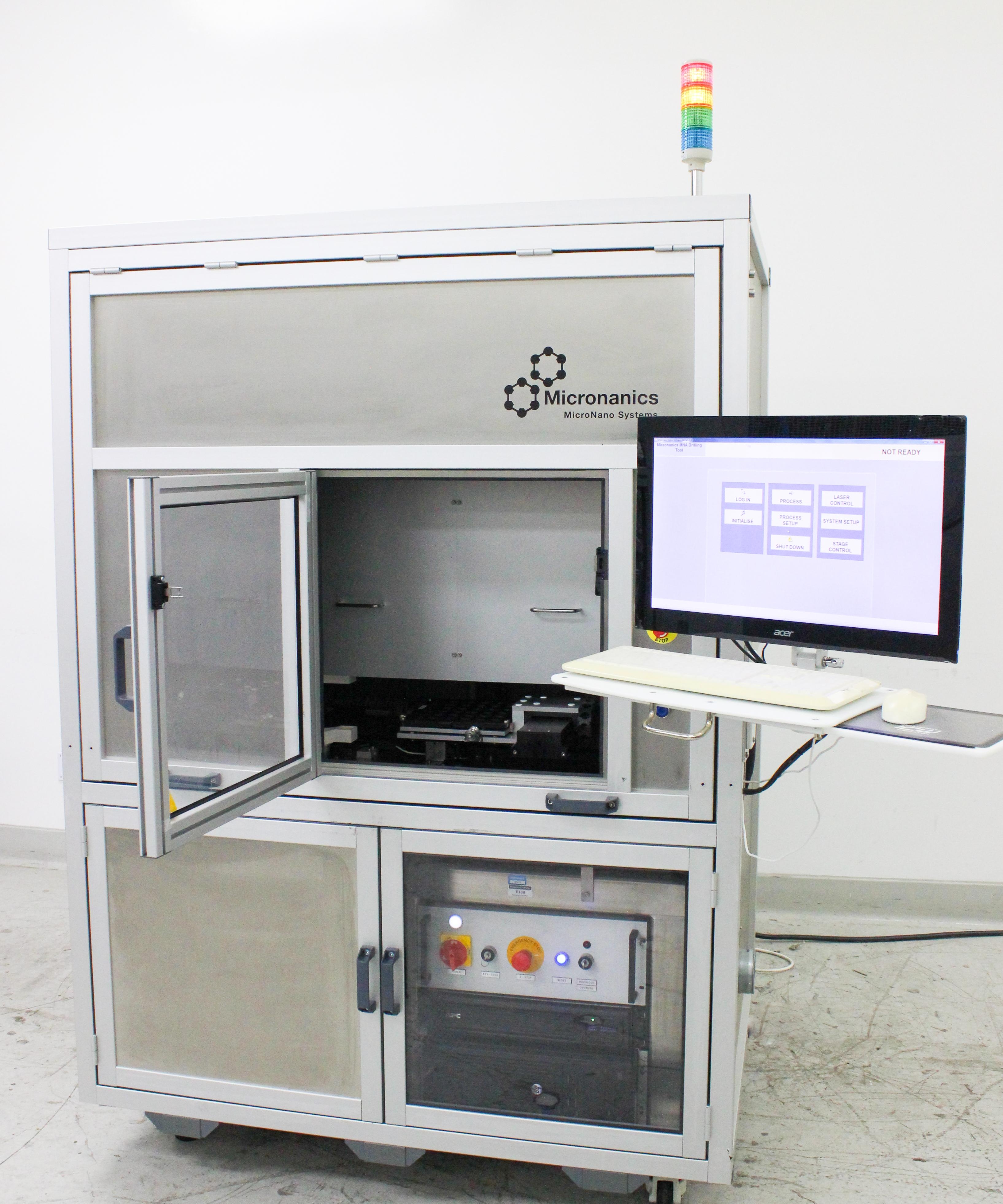 Coherent COMPex Pro 110 F Excimer UV Laser System Installed Micronanics Enclosure