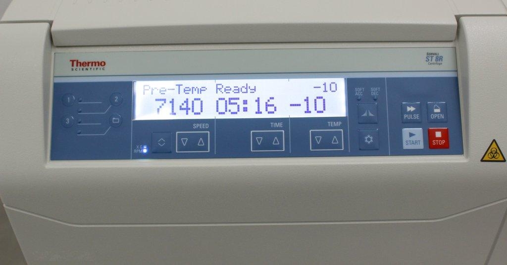 Thermo Sorvall ST 8R Centrifuge Benchtop Max Speed 4,900 RPM 2021