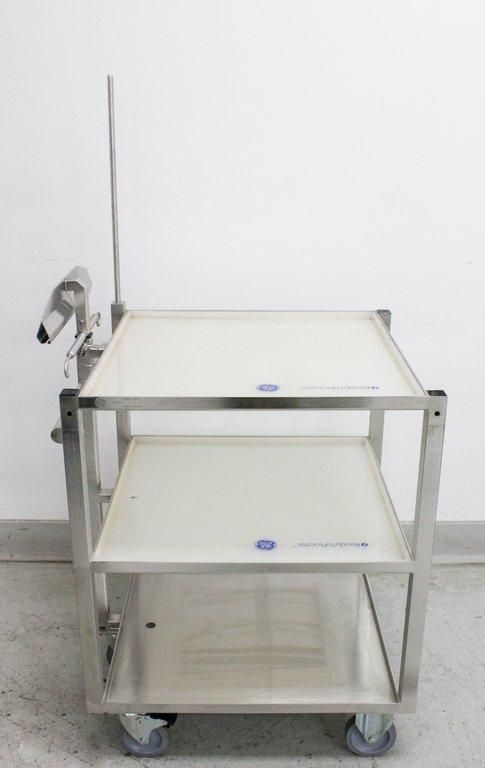 GE ReadyKart Mobile Processing Station Facility Cart Stainless Steel Durable