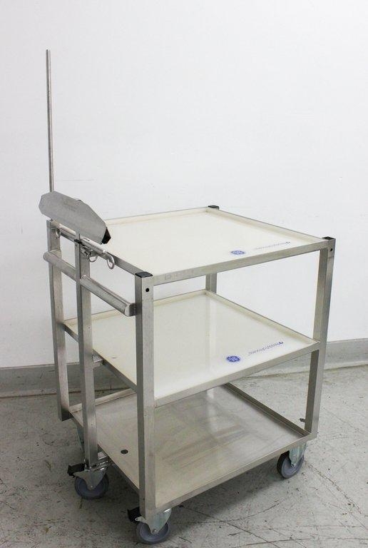 GE ReadyKart Mobile Processing Station Facility Cart Stainless Steel Durable