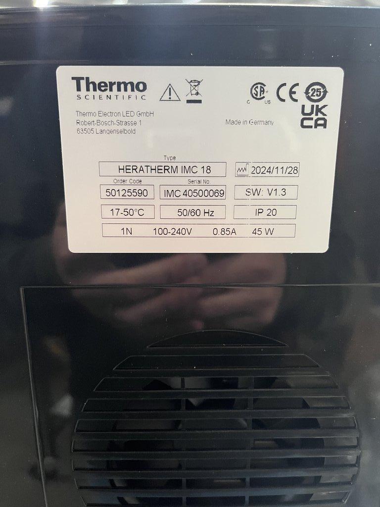 Thermo Heratherm IMC18 Laboratory Incubator for Temperature Control