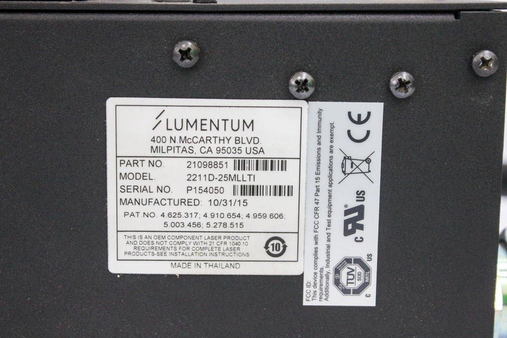 Lumentum JDSU 2211D-25MLLTI Laser Head Multi Line 3131/3730 Functioning