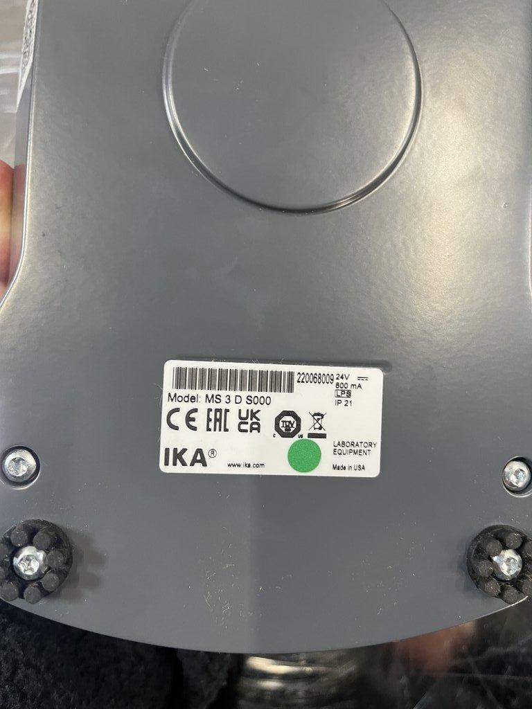 IKA MS 3 D S000 Laboratory Mixer in Excellent Condition