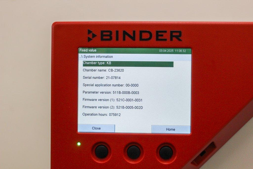 Binder KB 53-ULE4 Cooling Incubator -10°C to +100°C Tested