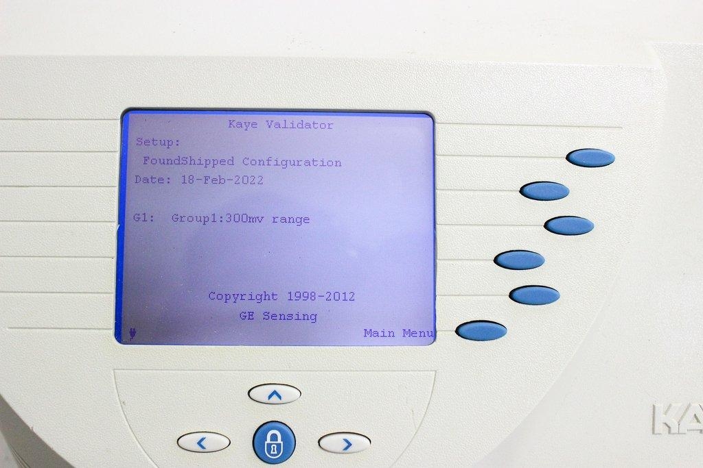 GE Kaye Validator X2005U Thermal Validation System Accurately Maps Temp