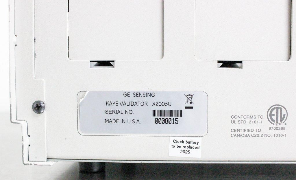 GE Kaye Validator X2005U Thermal Validation System Accurately Maps Temp