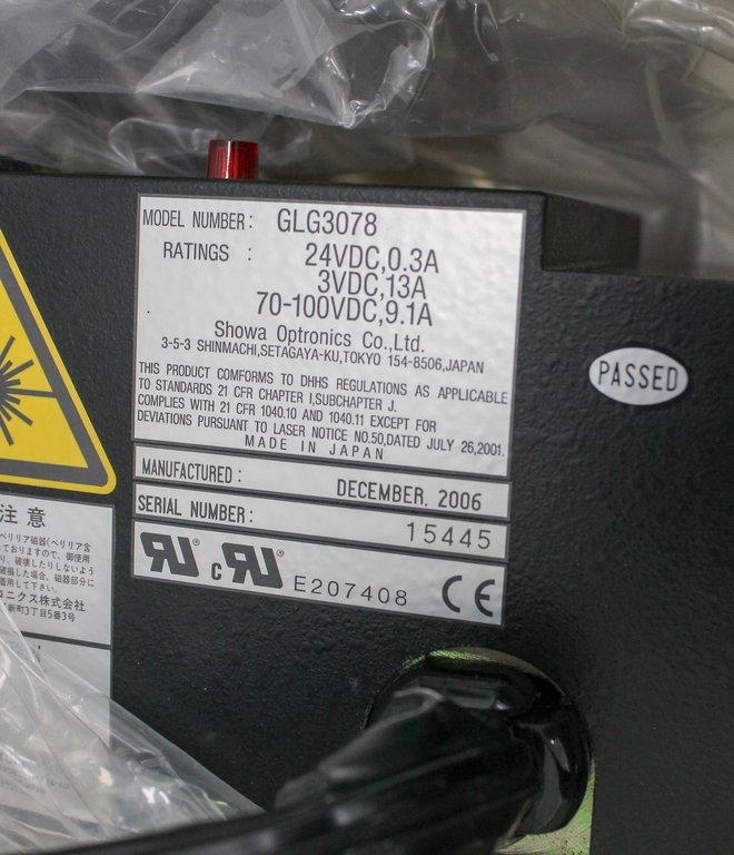 SOC GLG3078 Laser Head Unit DNA Sequencer Optronics Preowned Japan 2006