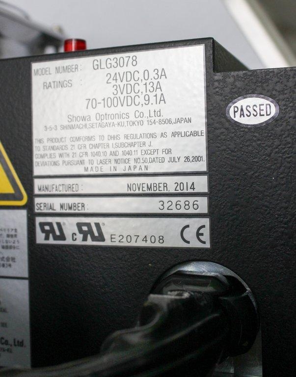 SOC Showa GLG3078 Laser Head Unit DNA Sequencer, Preowned, Tested, Japan