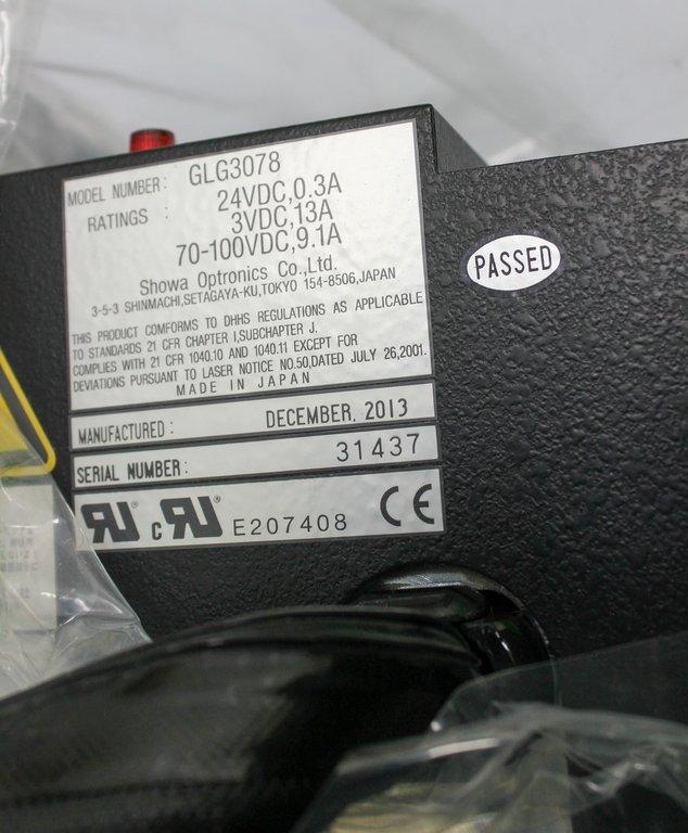Showa GLG3078 Laser Module DNA Sequencer Optical Japan 2013 Unused Unit