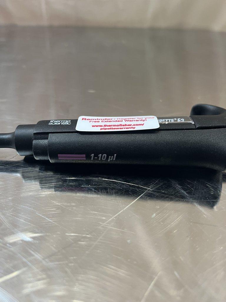 Thermo Finnpipette F2 1-10ul Pipette Excellent Condition Lab Tool