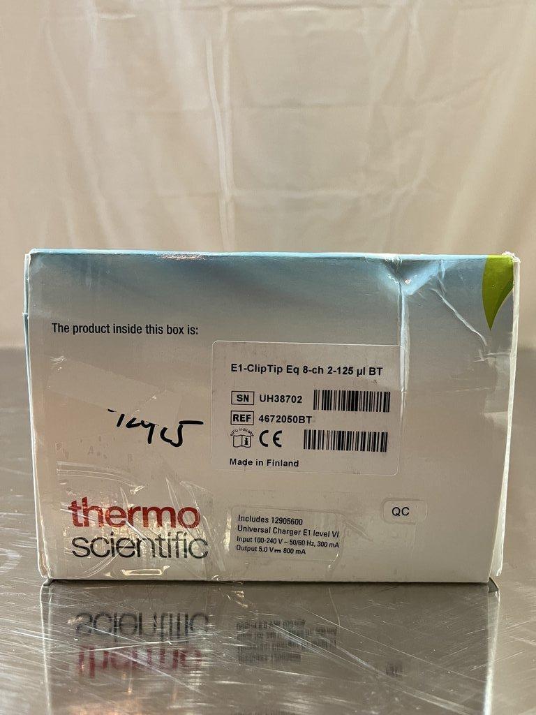 Thermo Scientific E1-ClipTip 8-ch Pipettor Good Condition Used Lab Equipment