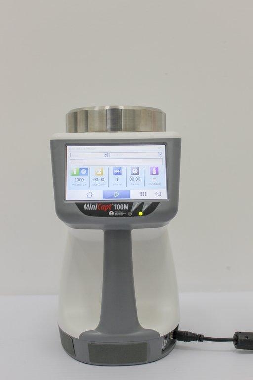 Particle Measuring Systems MiniCapt100 LPM Meter Air Flow Microbial Sampler 120V