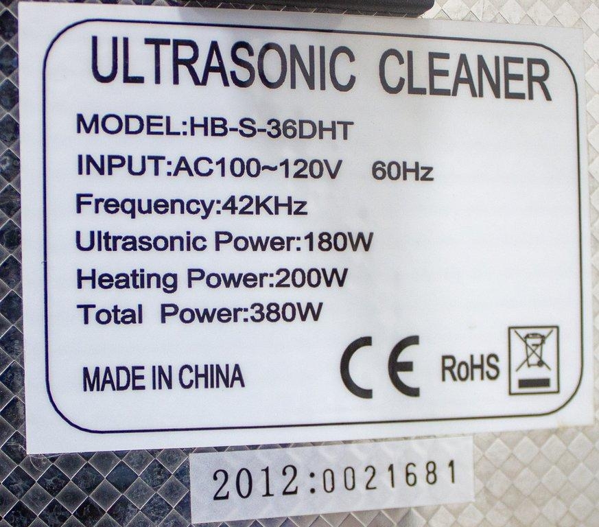 Kendal HB-S-36DHT Ultrasonic Cleaner 6L 200W Heated Digital Control