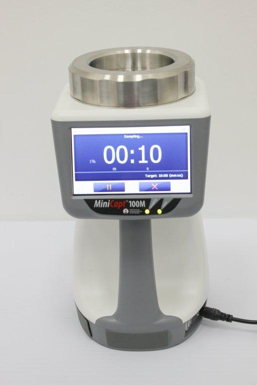 Particle Measuring Systems MiniCapt100 LPM Meter Air Flow Microbial Sampler 120V