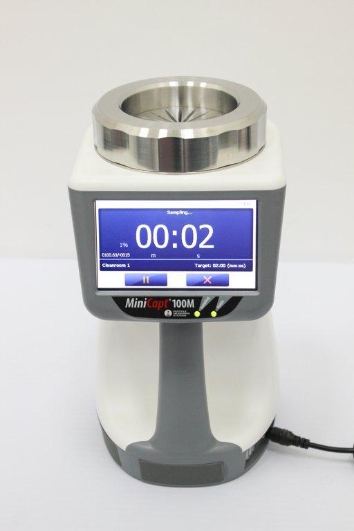 Particle MiniCapt 100 LPM Sampler Bioreactor Includes Power Cord Excellent