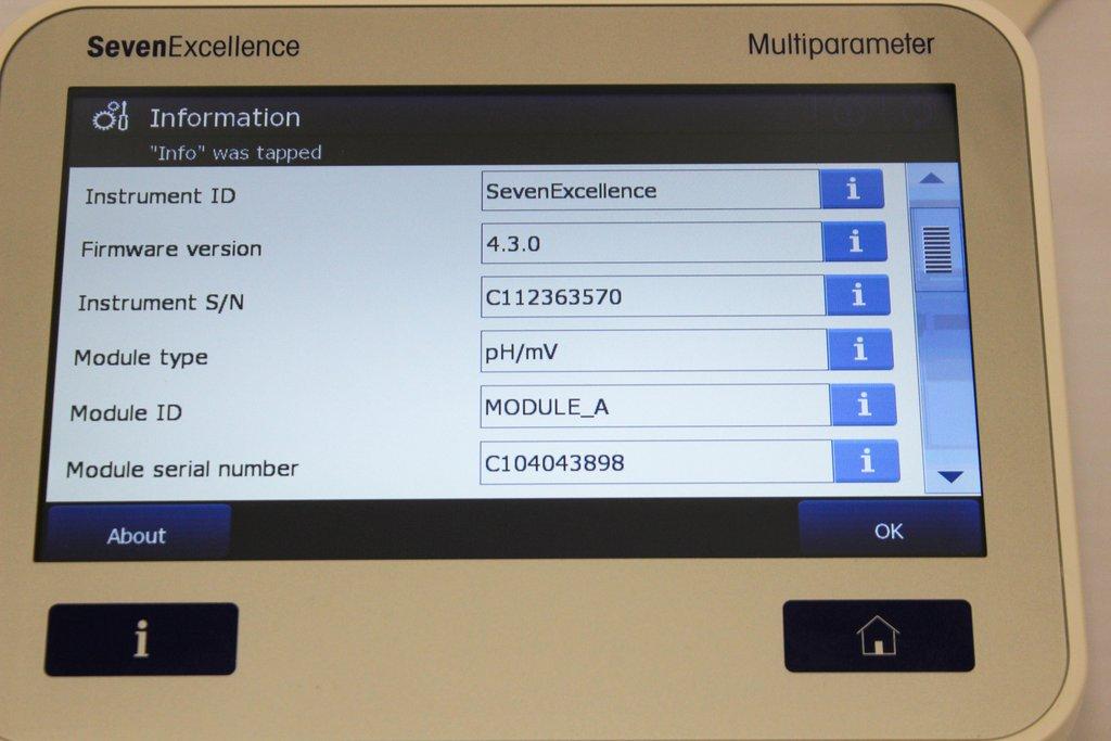 Mettler-Toledo Seven Excellence Meter Multifunction Unit - Tested and Verified