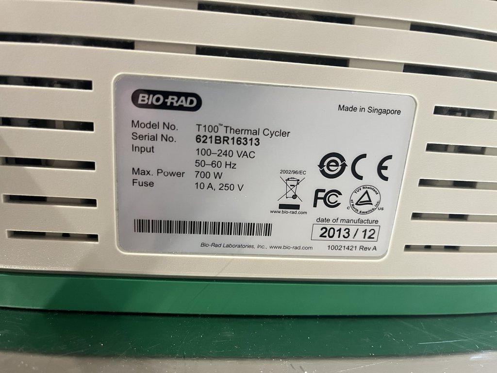 BIO-RAD T100 Thermal Cycler DNA Amplification Module - Good Condition