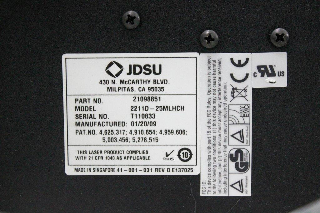 Lumentum 2211D-25MLLTI Laser Head Unit Preowned Untested Condition