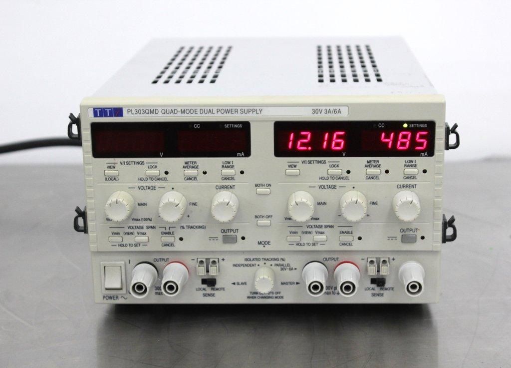 TTi PL303QMD Dual Power Supply Testing Equipment 30V 3A/6A Powers On