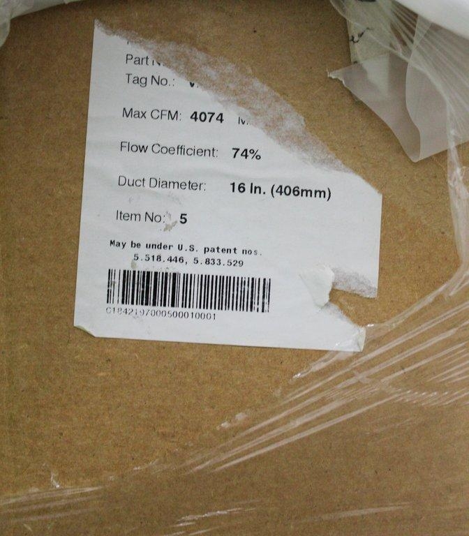 Siemens LGSEC11S16FBBT Lab Room Supply Air Terminal, New, Untested