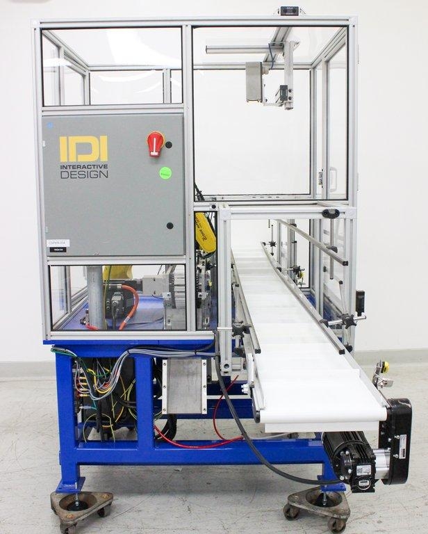 IDI Interactive Pick Place Robot Cell FANUC R-30iB 7kg 6 Axes Industrial