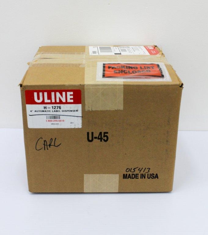 Uline H-1276 4'' Automatic Label Dispenser for Efficient Label Dispensing