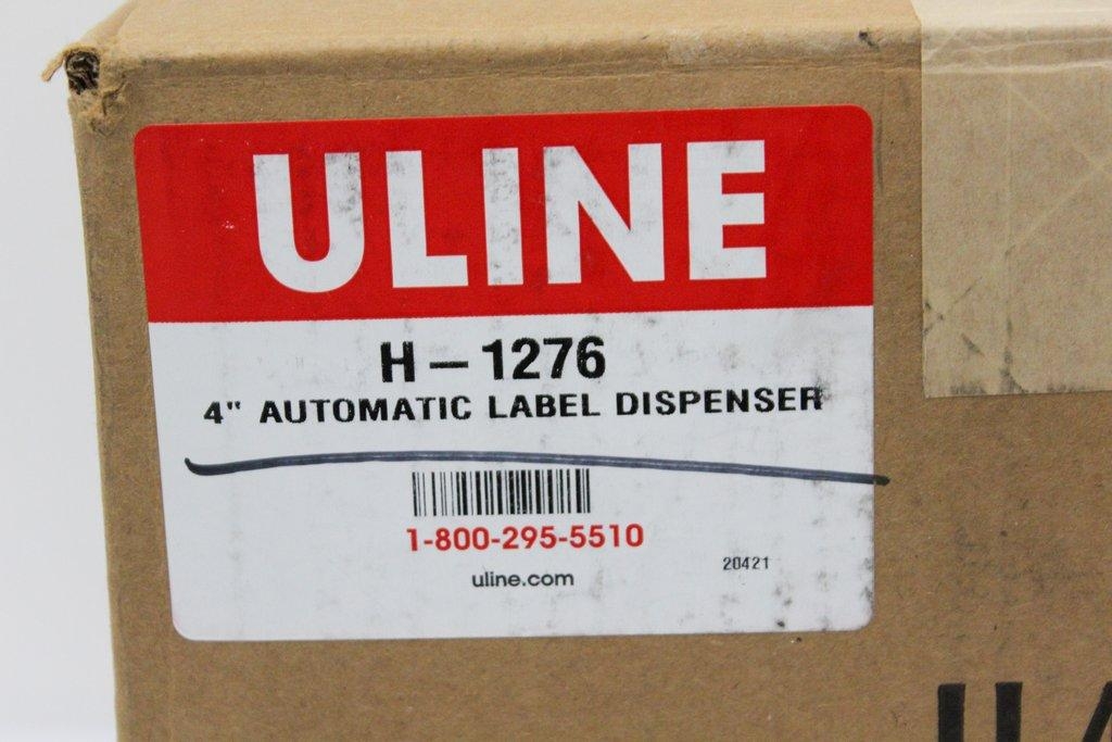 Uline H-1276 4'' Automatic Label Dispenser for Efficient Label Dispensing