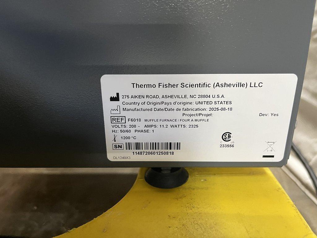 Thermo F6018 Furnace Laboratory Equipment Durable & Efficient 220V
