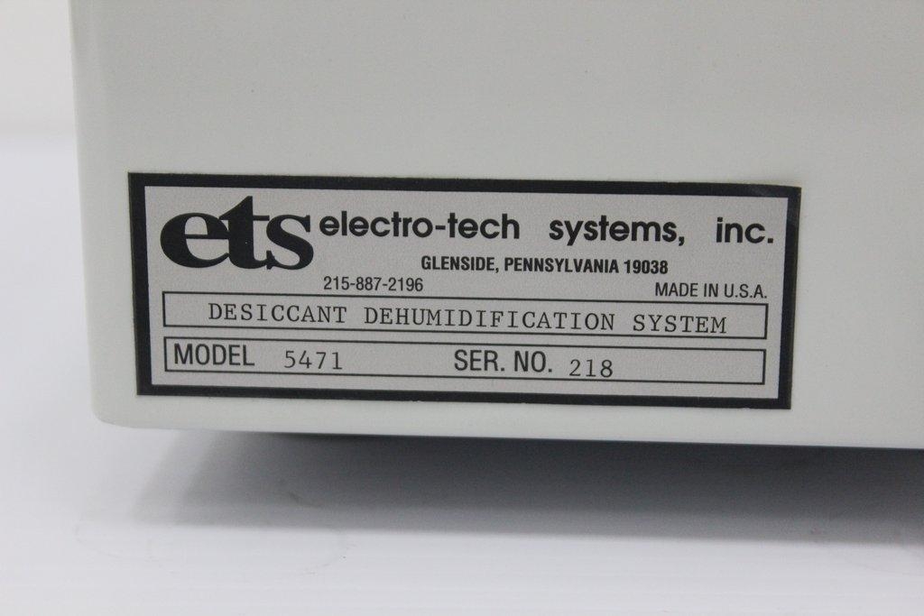 ETS 5471 Desiccant Dehumidification System Facility Air Dryer 120V 50/60Hz 14LBS