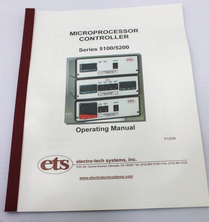 ETS 5200-240-030 Controller Bioreactor Accessory 120V 50Hz/60Hz with Sensor