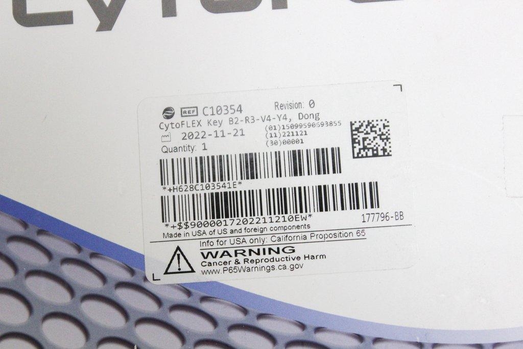 Beckman CytoFLEX S Flow Cytometry System 4 Lasers High Throughput 2022