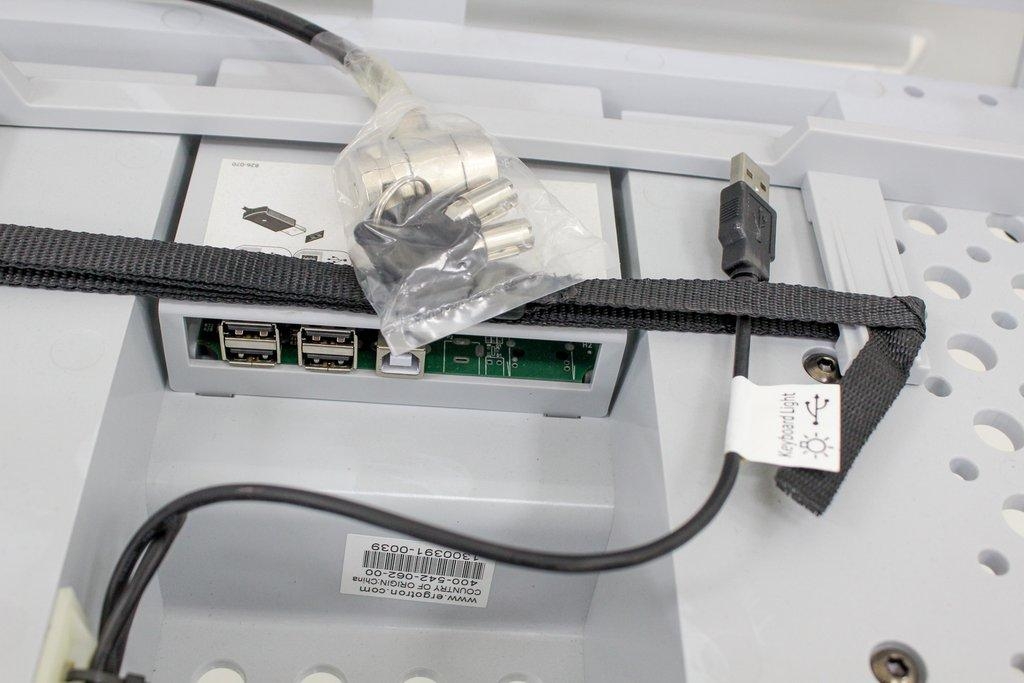 Ergotron SV41-6100-0 StyleView Facility Cart Mobile Workstation VESA Mounts Keys