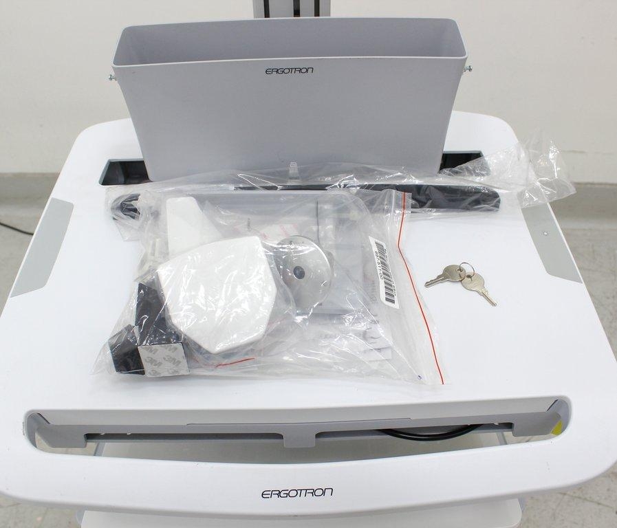 Ergotron SV41-6100-0 StyleView Facility Cart Mobile Workstation VESA Mounts Keys