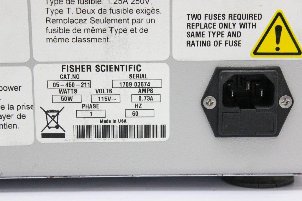 Fisher 05-450-211 Rotator Small Benchtop Equipment Variable Speed 20 lb