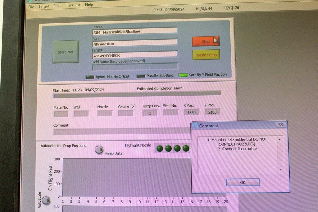 Scienion sciFLEXARRAYER S3 Ultra-Low Volume Liquid Handling Includes Computer