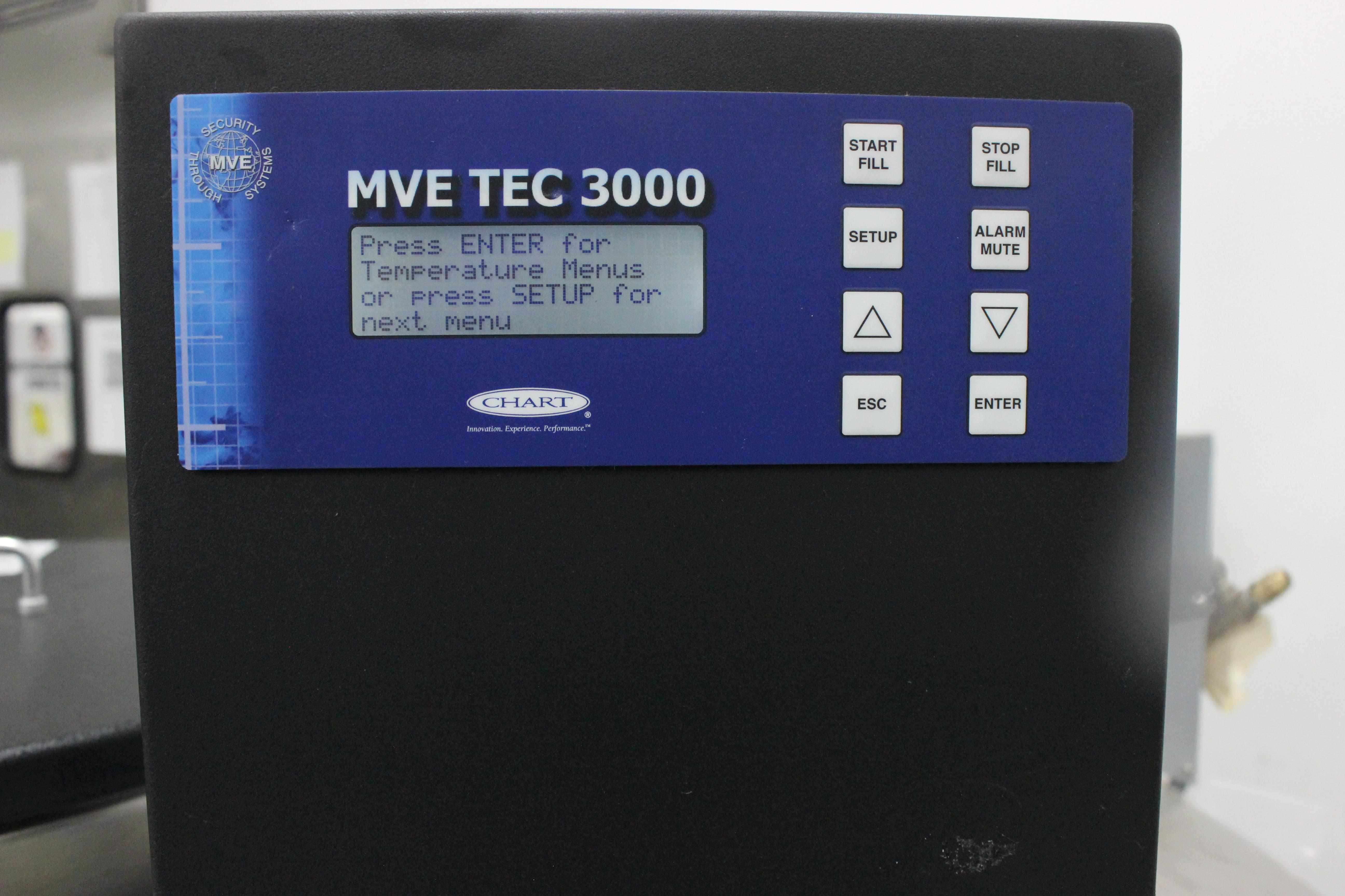 MVE 1500 Series -190C Freezer Cryogenic Storage 42,000 Vials High Efficiency