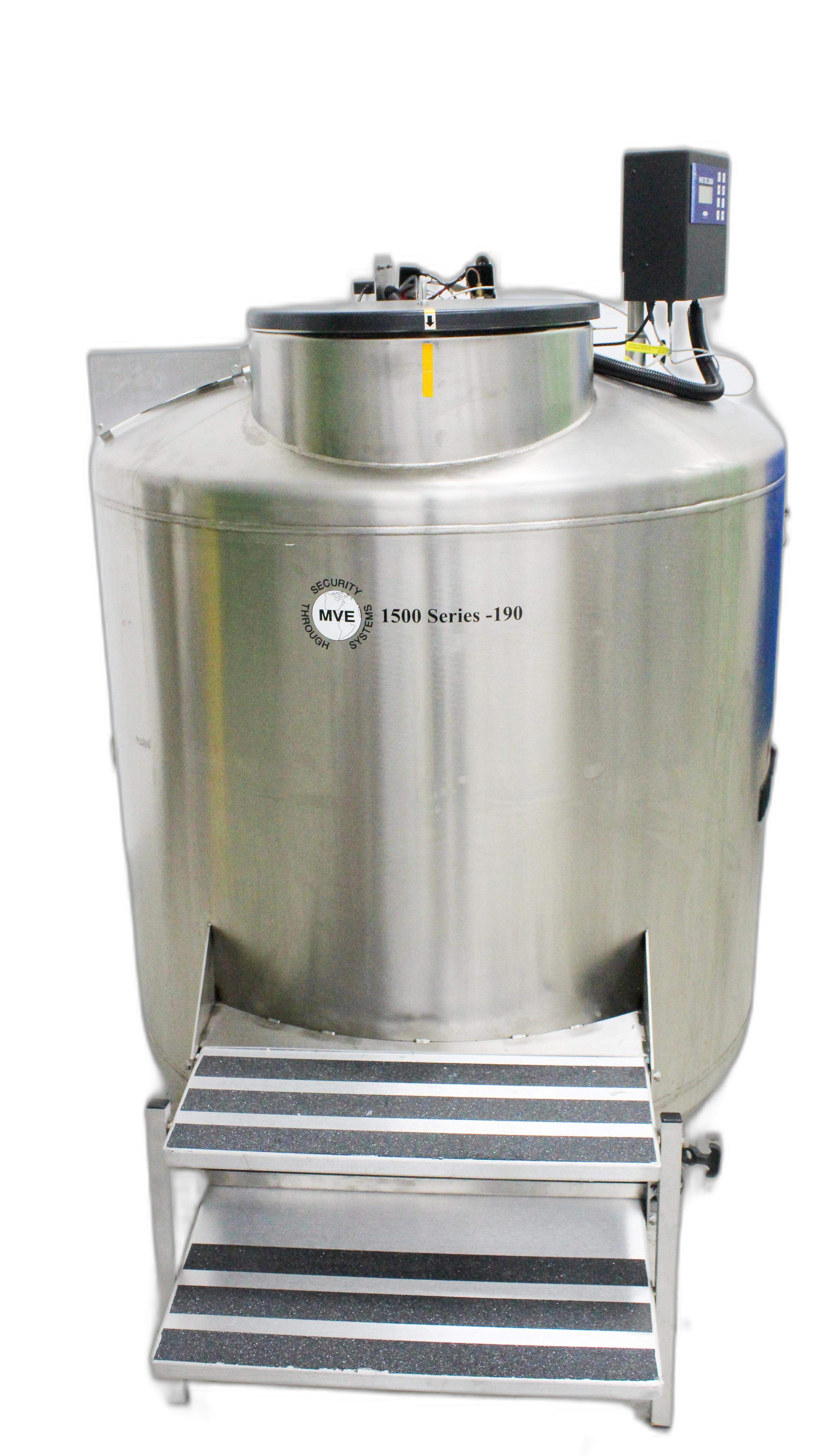 MVE 1500 Series -190C Freezer Cryogenic Storage 42,000 Vials High Efficiency