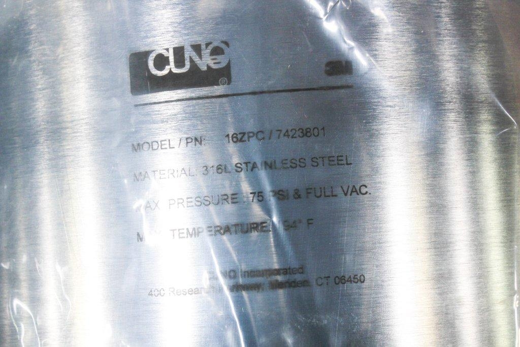 CUNO 16 ZPR 3 Cartridge Filter System INOX 316L Fluid Purification