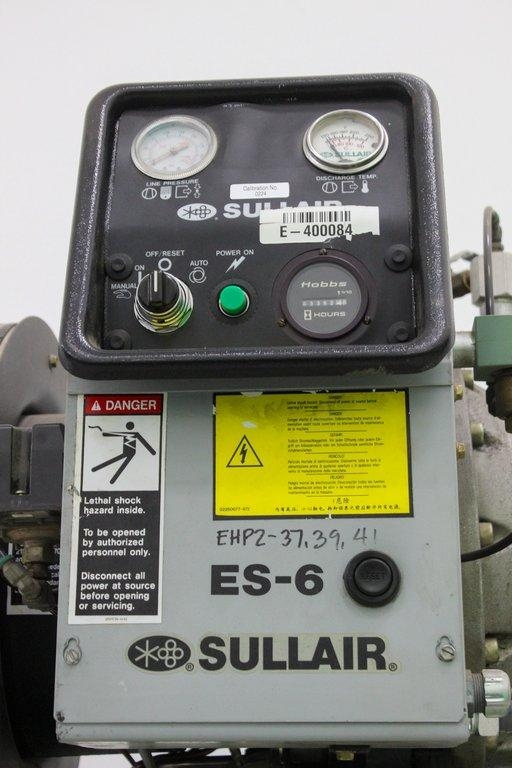 Sullair ES6-10H Air Compressor 10HP 125PSIG 38ACFM 230/460V Fair Condition