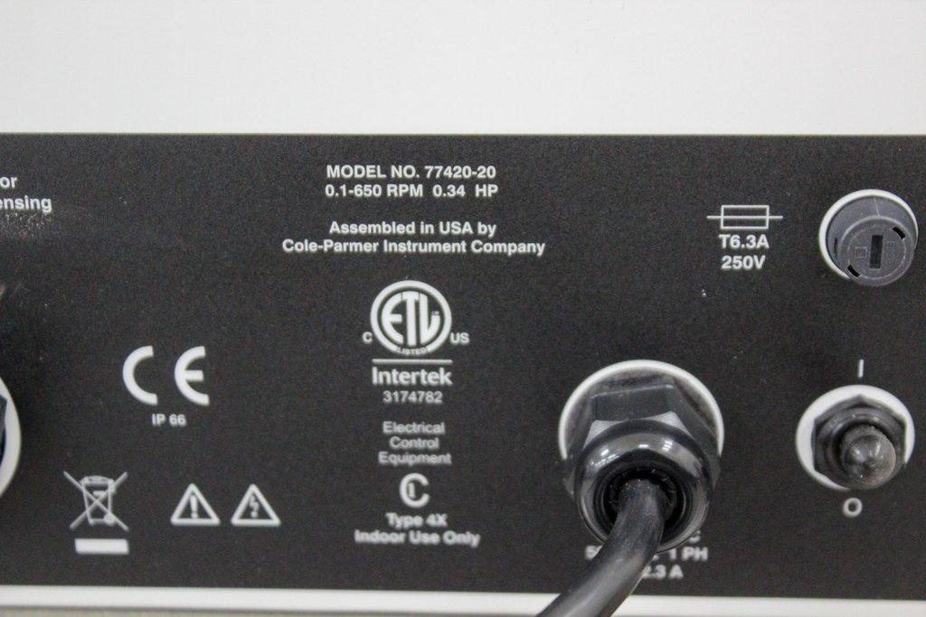 MasterFlex 77420-20 Peristaltic Pump I/P Easy Load Lab Equipment 115V-230V