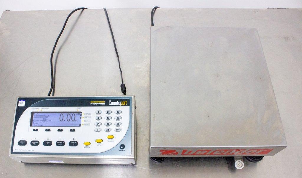 Ohaus D30BR Defender Scale Bench 60lb Legal for Trade Stainless Base