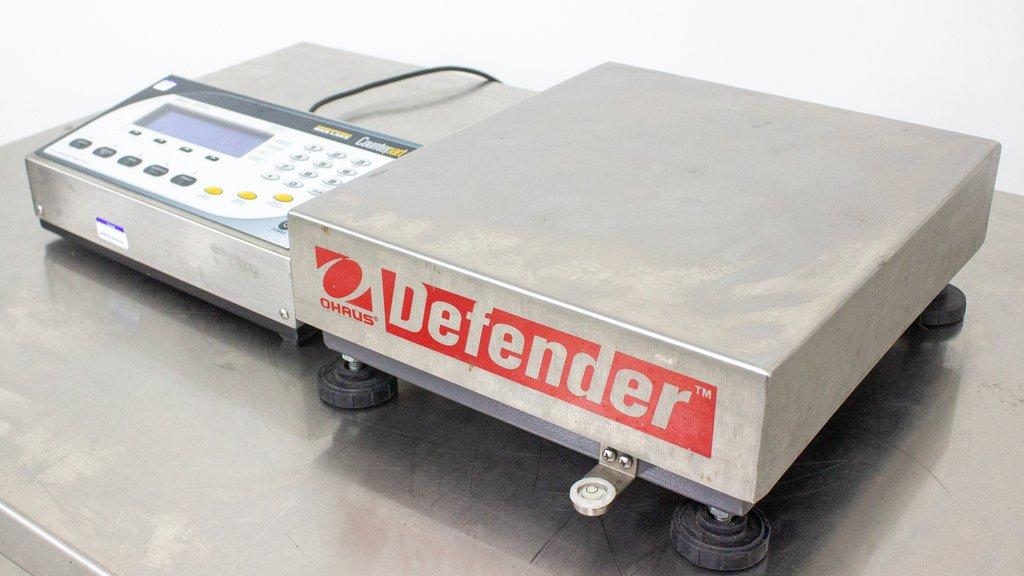 Ohaus D30BR Defender Scale Bench 60lb Legal for Trade Stainless Base