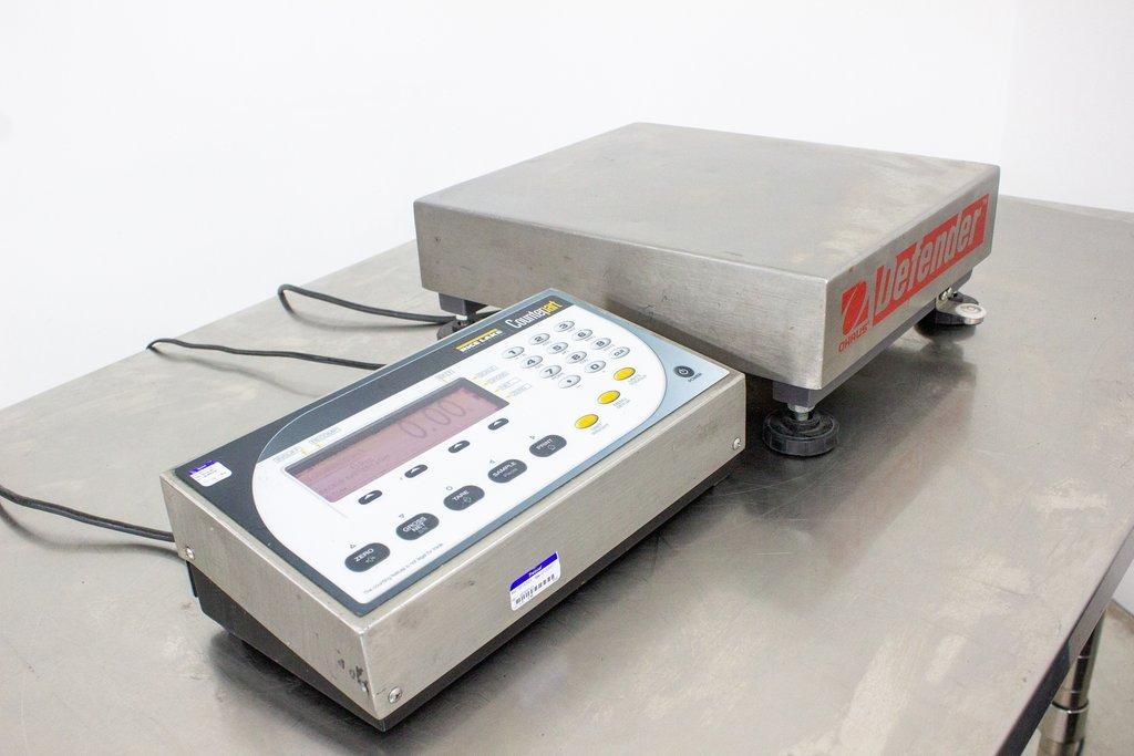 Ohaus D30BR Defender Scale Bench 60lb Legal for Trade Stainless Base