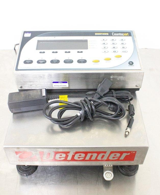 Ohaus D30BR Defender Scale Bench 60lb Legal for Trade Stainless Base