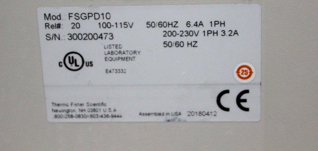 Fisher Scientific FSGPD10 Water Bath 10L Stainless Steel 100°C Range VG Condition