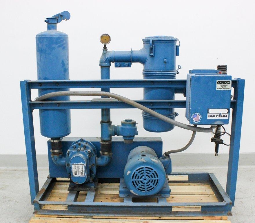 Novatec VPU-5 Vacuum Power Unit Positive Displacement 5HP 460V 60Hz