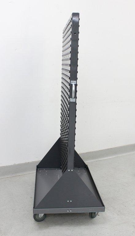 Uline H-3888 Panel Mobile Stackable Bin Organizer Excellent Condition