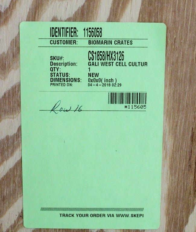 Bulling CS1858 Gali Cell Culture Compact Stainless Steel Settler USED