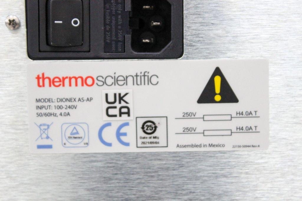 Thermo Scientific Dionex AS-AP Autosampler Model 074925, 100-240V, Fair Condition