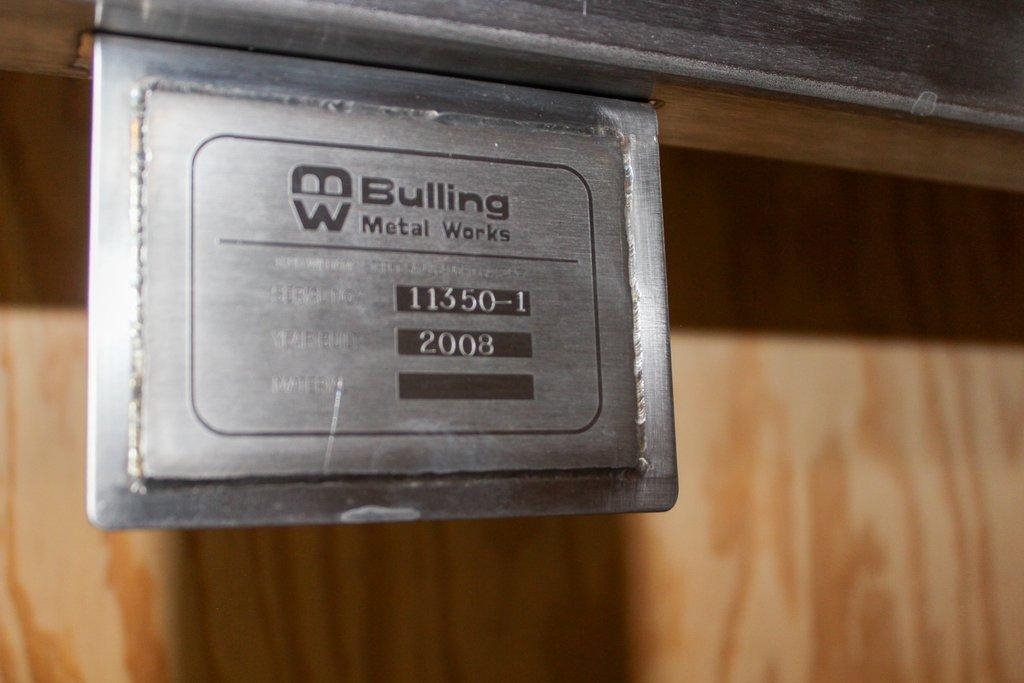 Bulling Metal Works CS1859 External Cell Settler T-316L VG